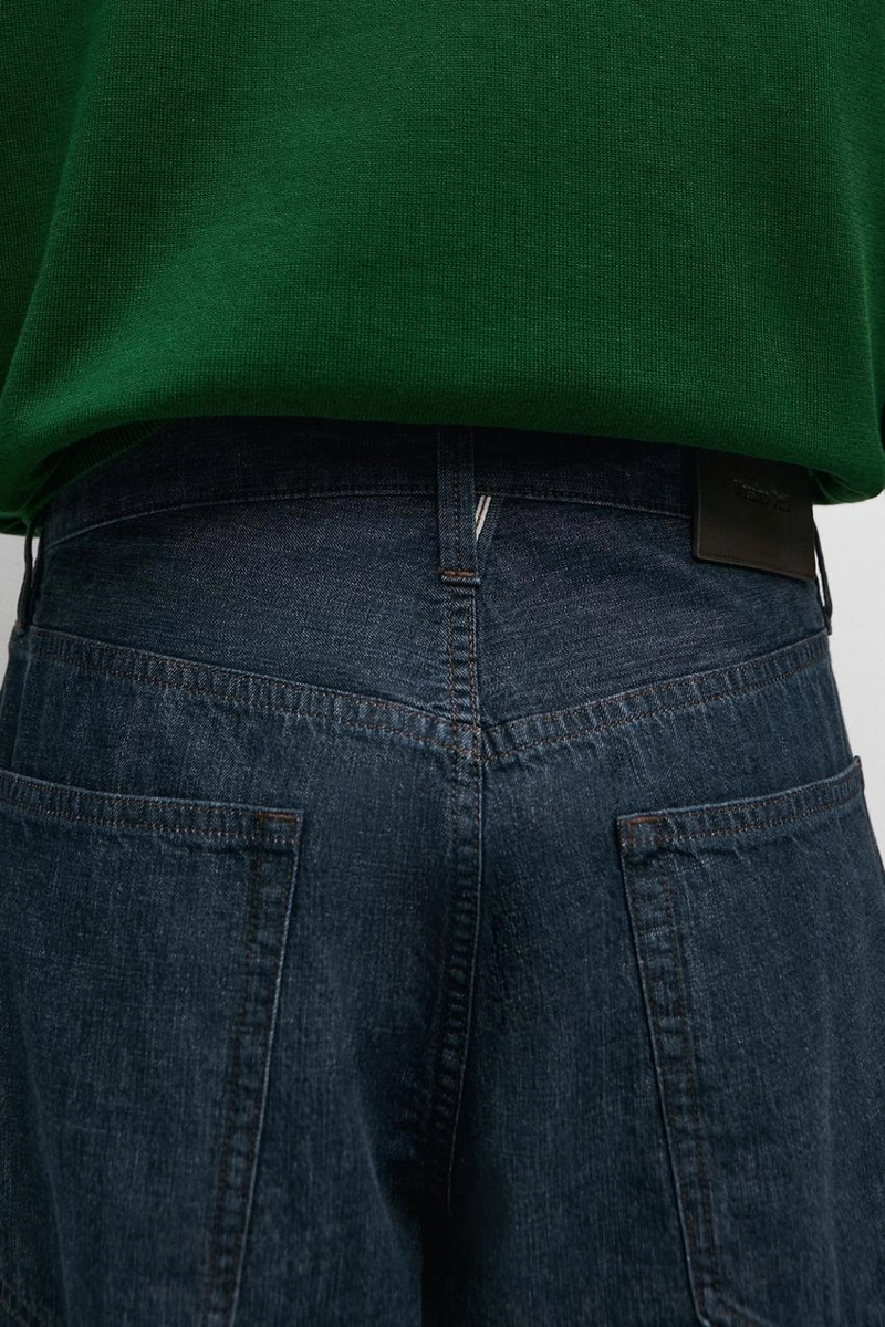Джинсы с отделкой selvedge