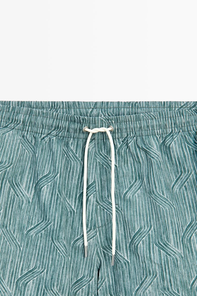 Плавательные шорты с принтом massimo dutti