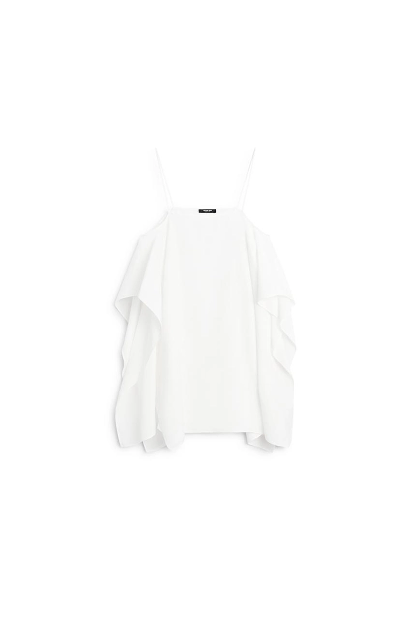 Топ на тонких бретелях massimo dutti