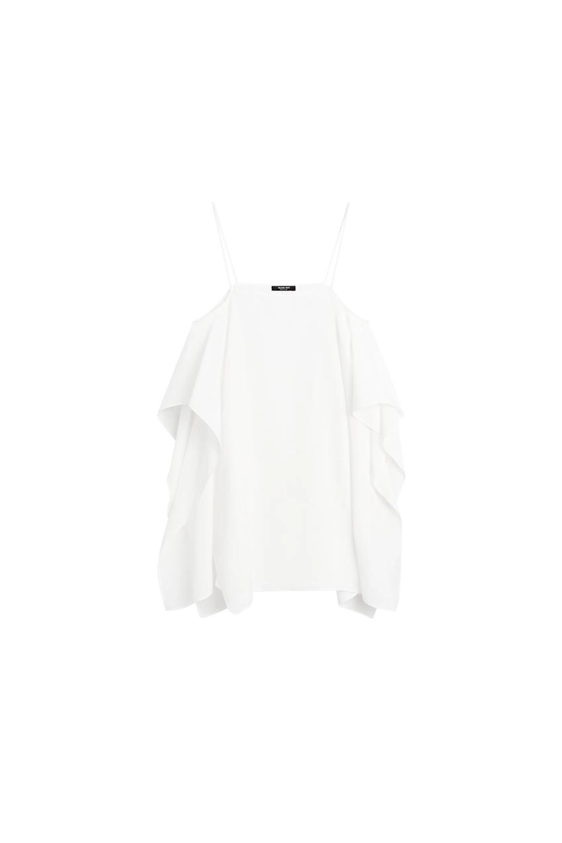 Топ на тонких бретелях massimo dutti