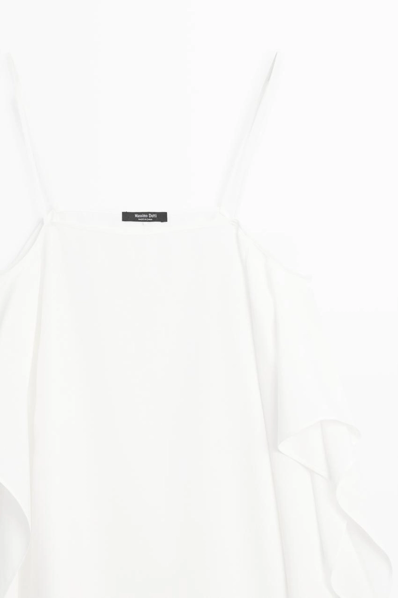 Топ на тонких бретелях massimo dutti