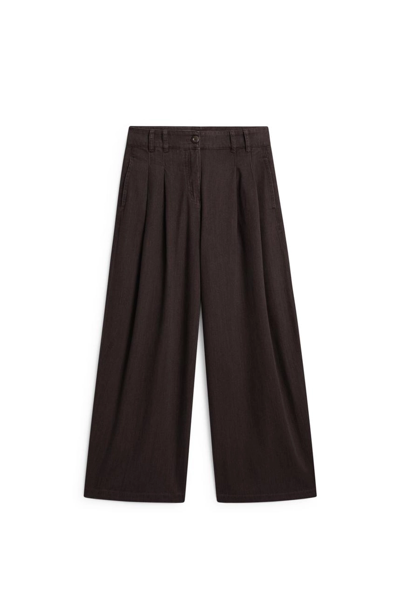 Джинсы с защипами и свободным кроем massimo dutti