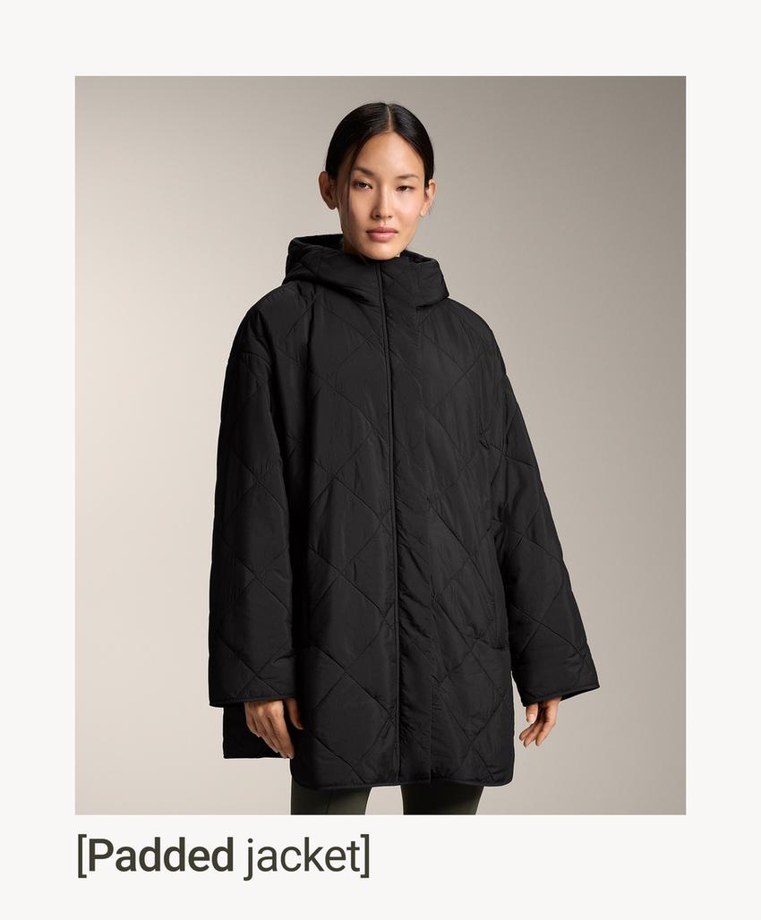 Утепленная куртка oysho с водоотталкивающим покрытием fellex® aerogel