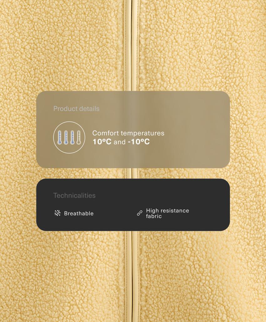 Куртка из искусственной овчины с капюшоном