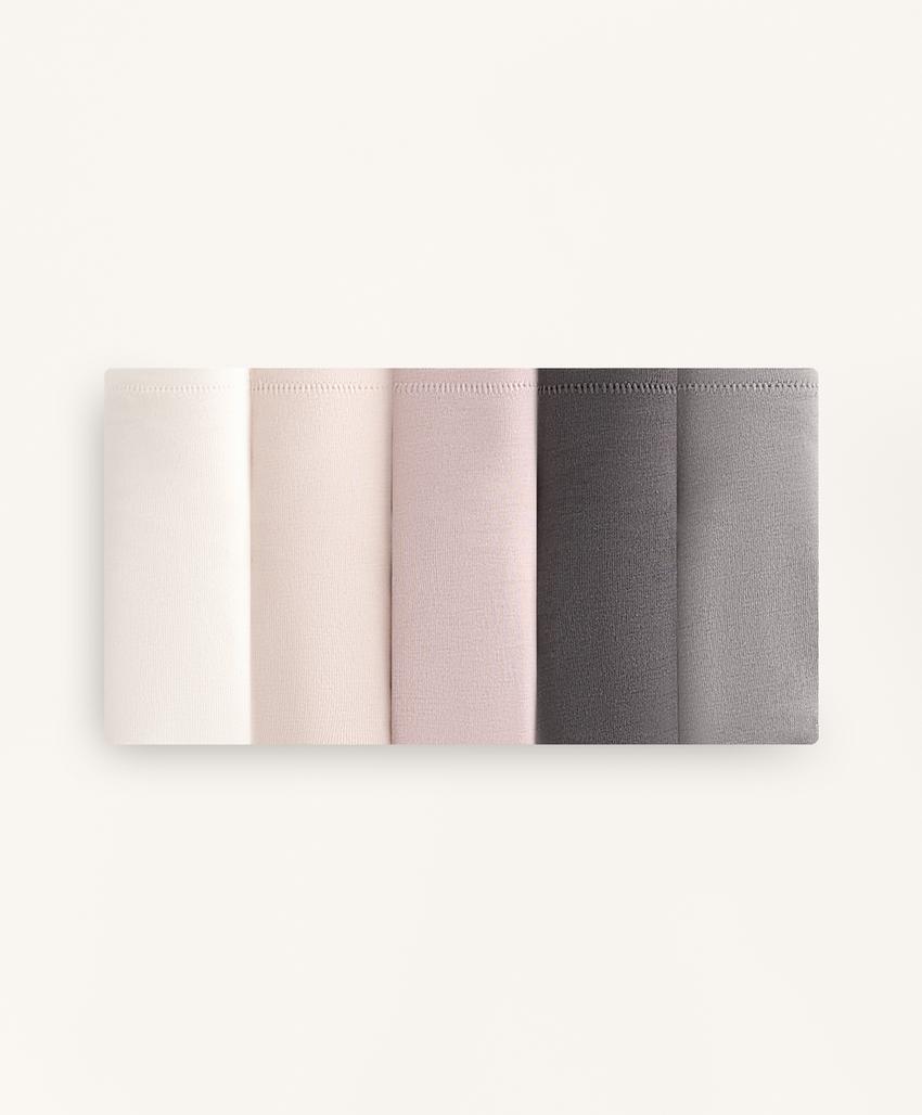 5 трусов бразильяно из смесового хлопка