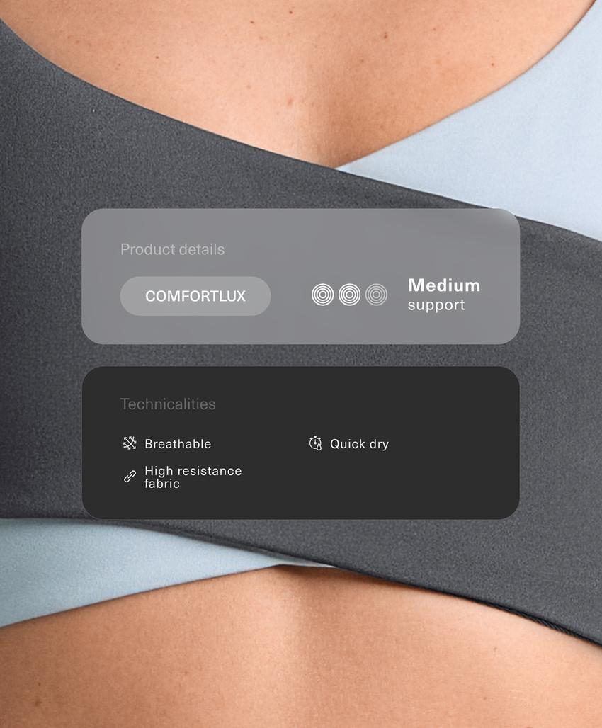 Спортивный бюстгальтер Comfortlux со средней степенью поддержки