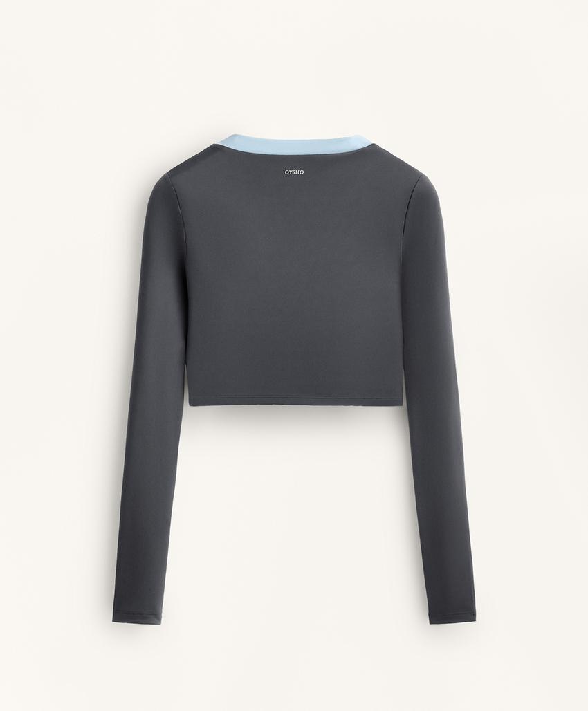 Tank top Comfortlux с длинным рукавом и контрастными деталями