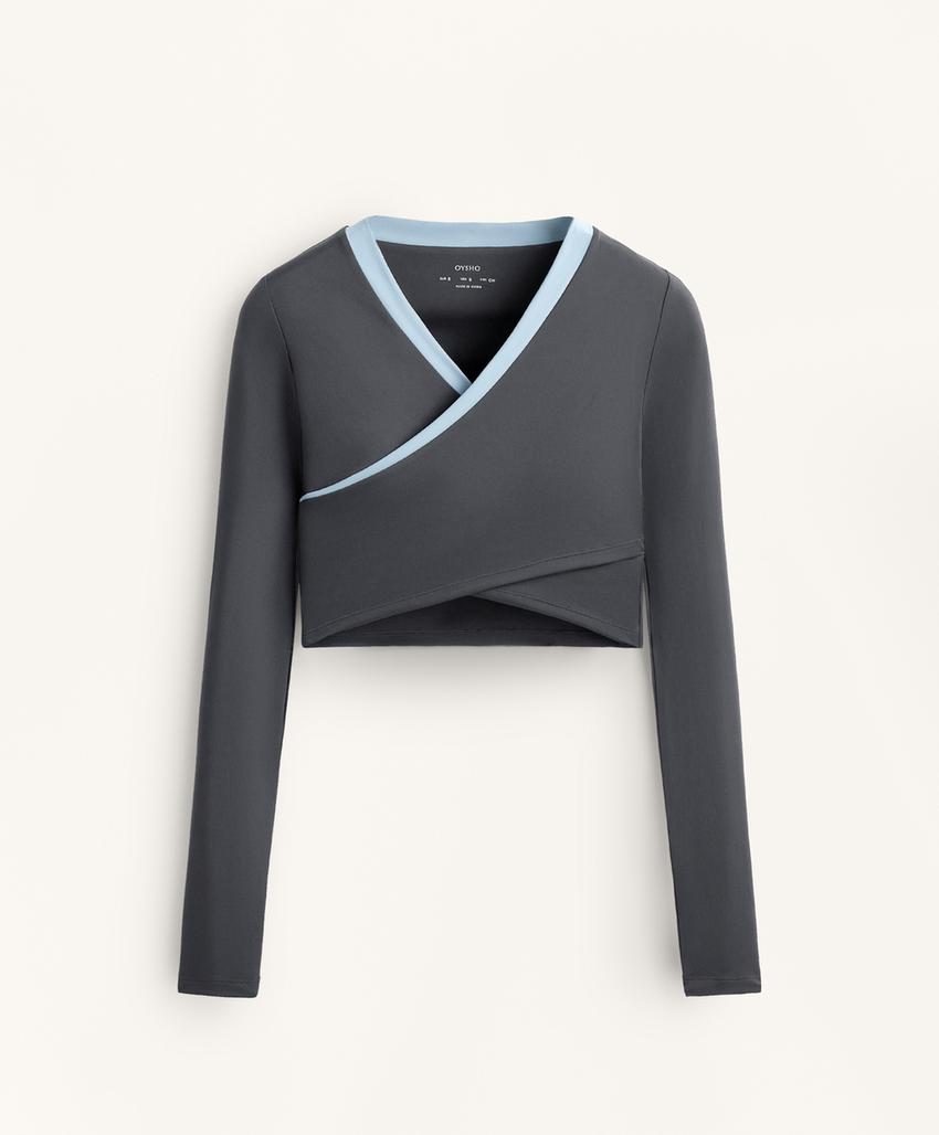 Tank top Comfortlux с длинным рукавом и контрастными деталями