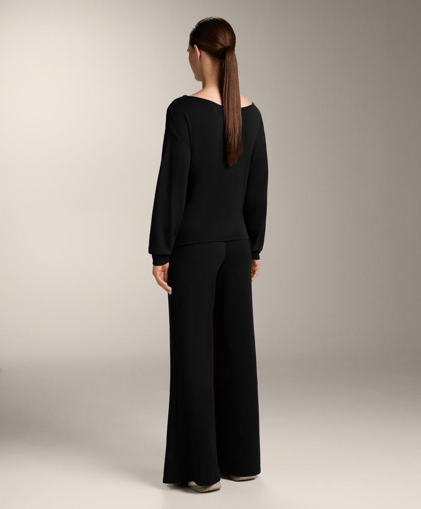 Брюки Flare из модала, мягкие на ощупь