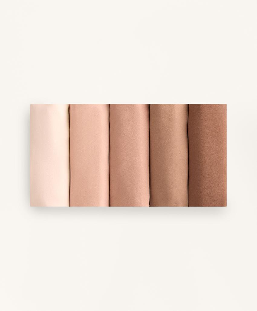 5 трусов бразильяна из полиамида, невидимые