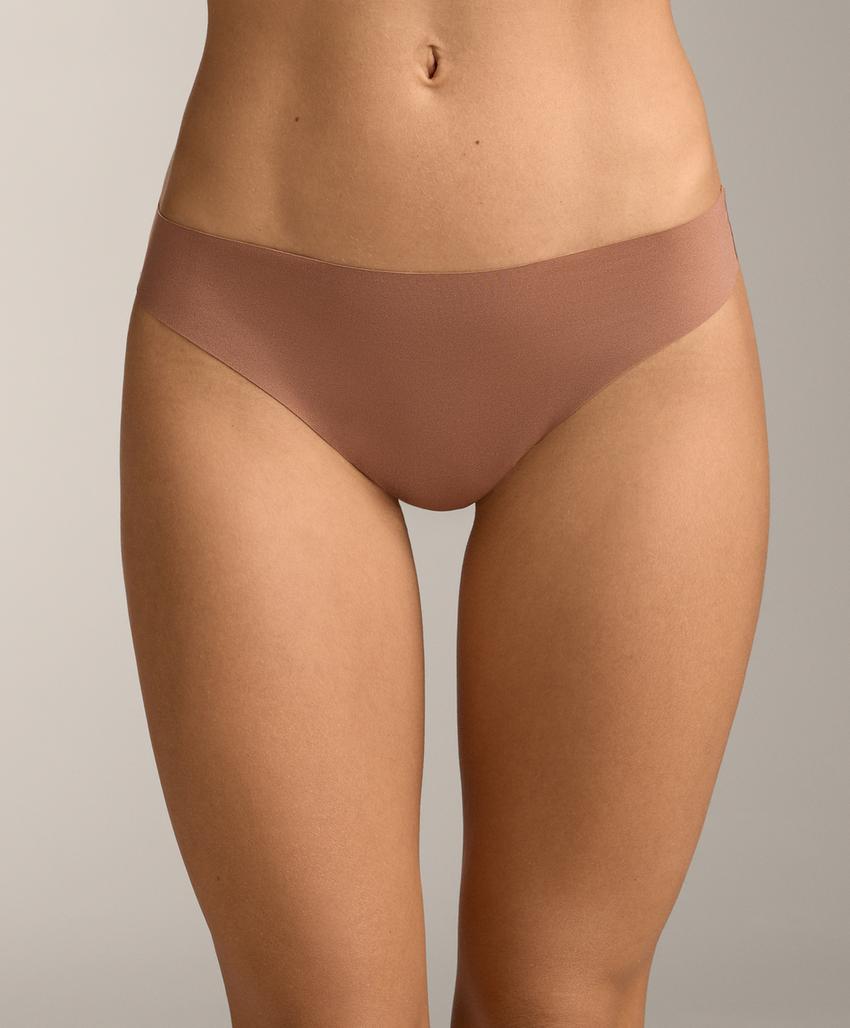 Pack de 5 cuecas tanga invisíveis em mistura de poliamida