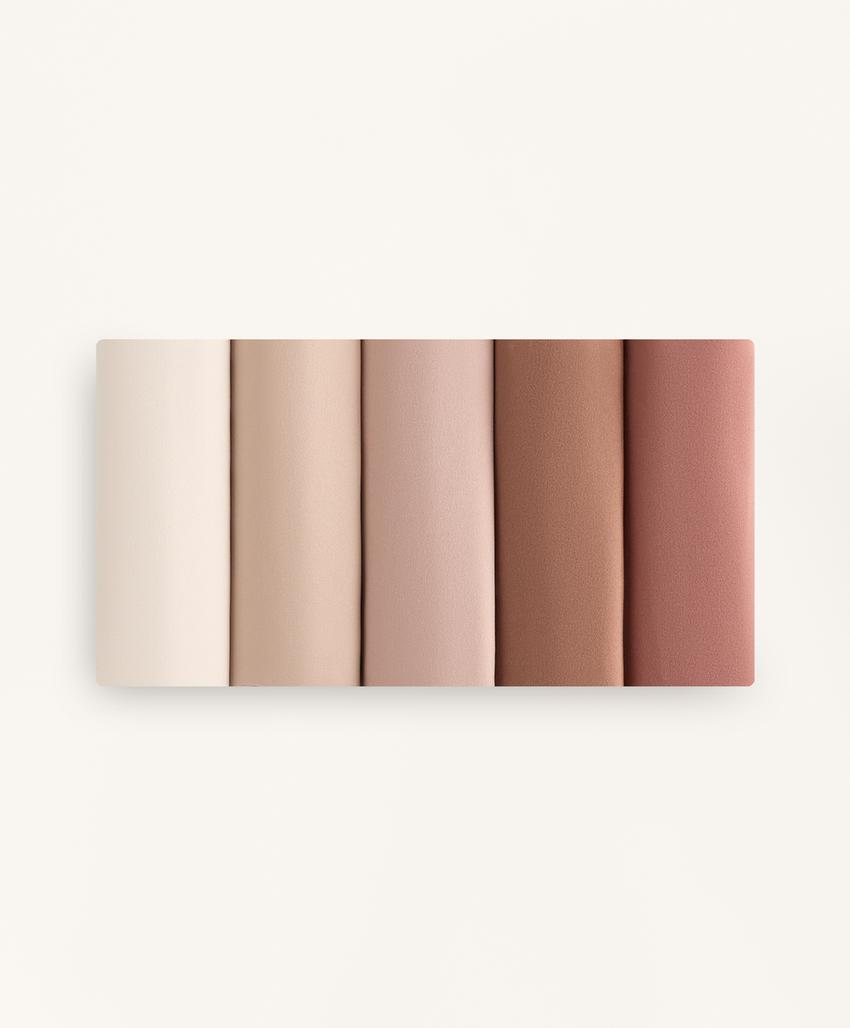 Pack de 5 cuecas tanga invisíveis em mistura de poliamida