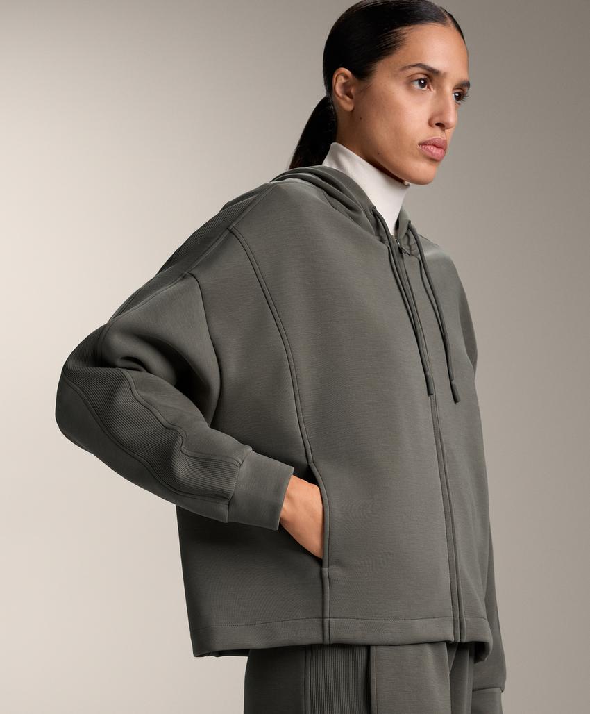 Куртка с капюшоном, детали Rib, с модалом Brushed