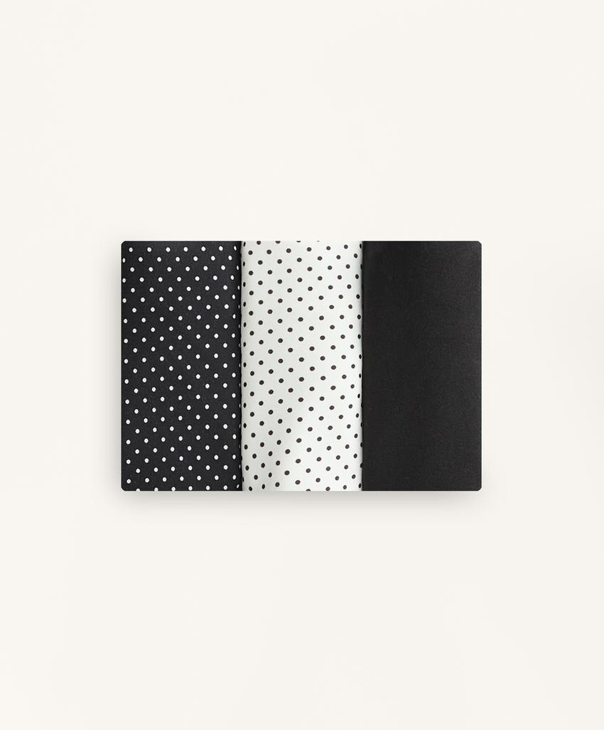 3 незаметных под одеждой трусов-хипстеров из смесового полиамида