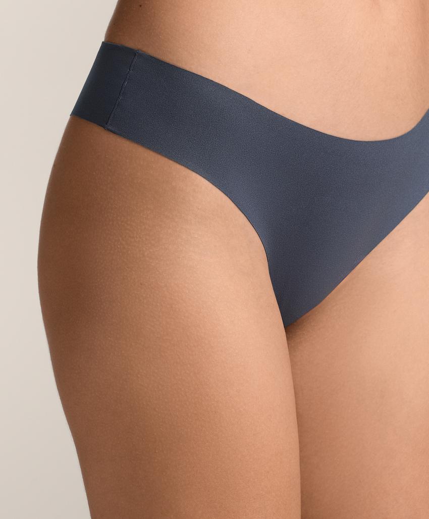 5 трусов бразильяна из смесового полиамида с лазерной обработкой края