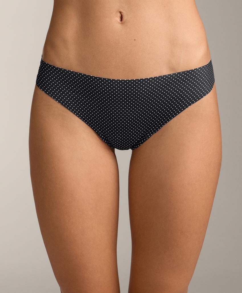 3 незаметных под одеждой трусов танга из смесового полиамида