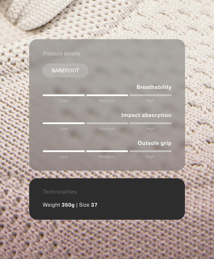 Универсальные кроссовки для спорта с эффектом босых ног