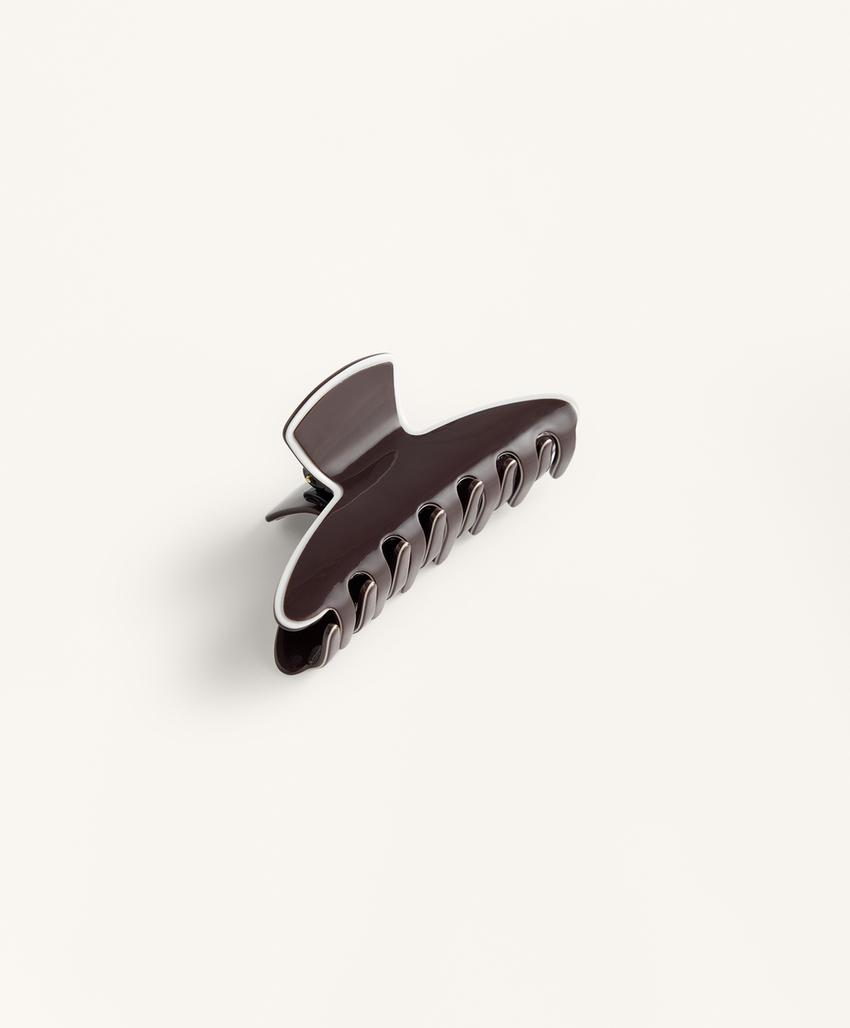 Большая заколка для волос с отделкой