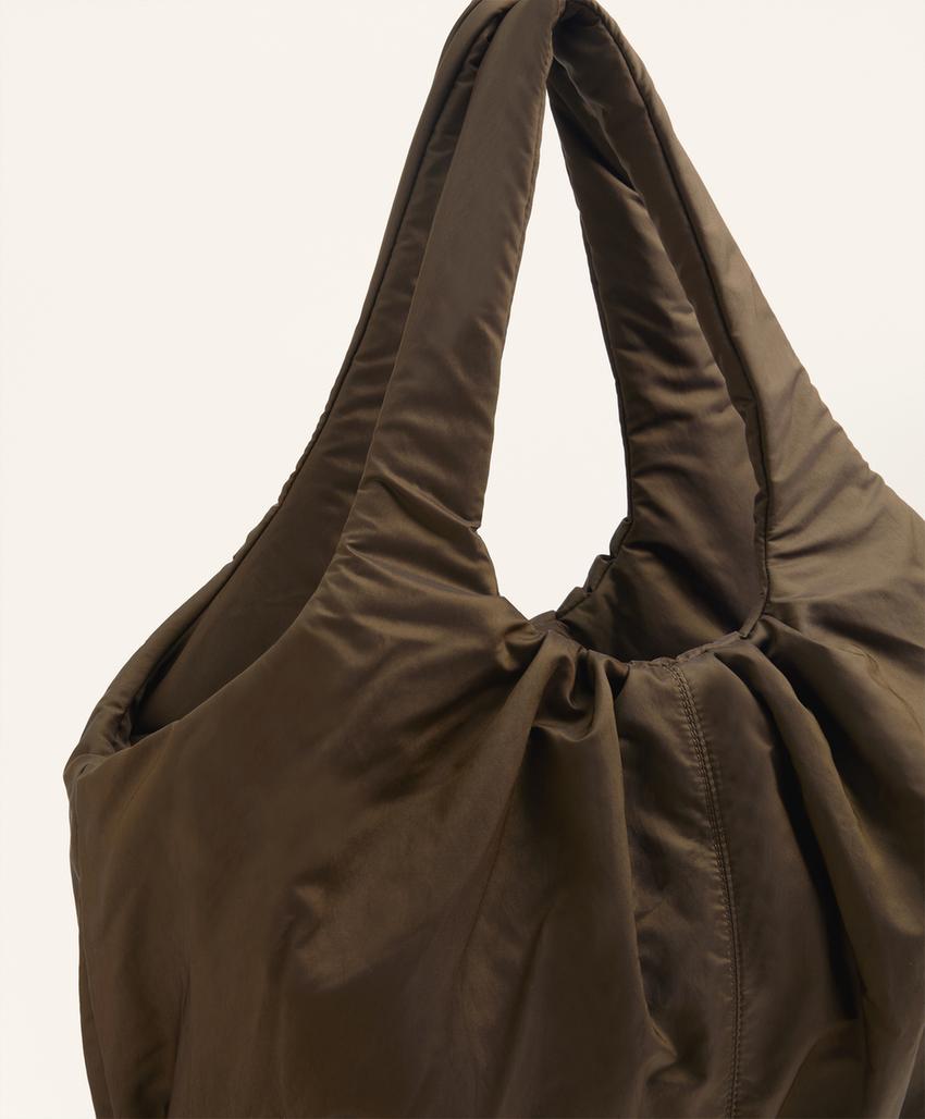 Сумка-шопер со сборками