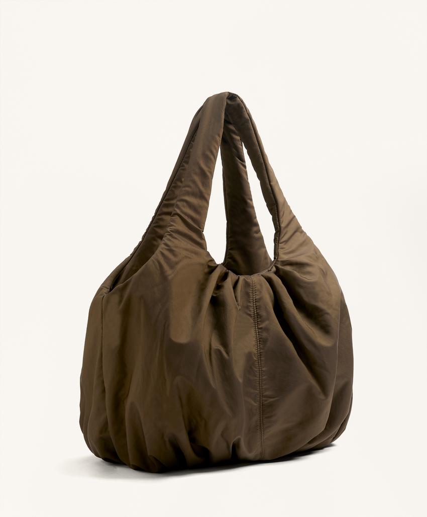 Сумка-шопер со сборками