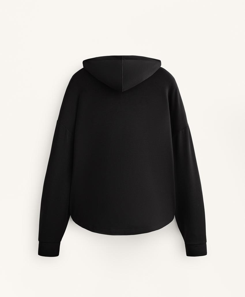 Толстовка на молнии из мягкого модала