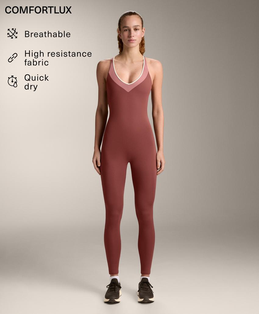 Длинный комбинезон Comfortlux с блоками