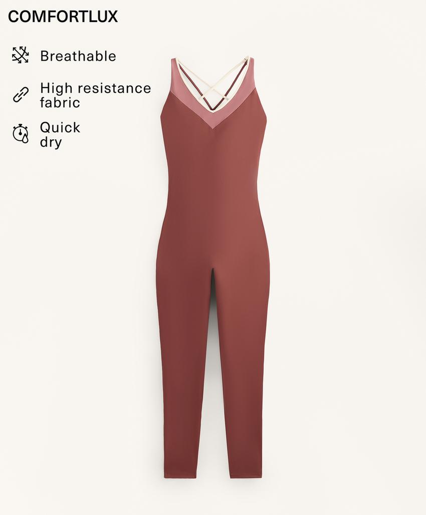 Длинный комбинезон Comfortlux с блоками