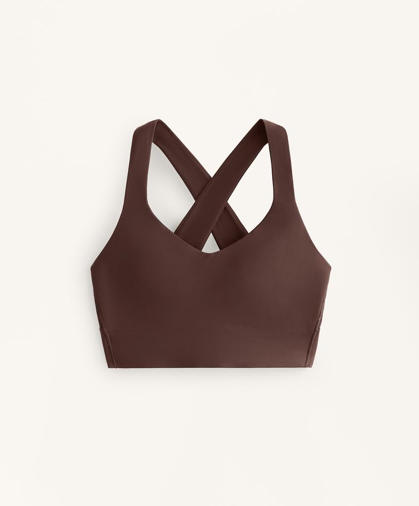 Light Touch medium-support crossover back bra