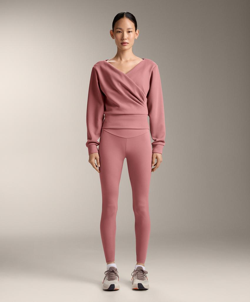 Толстовка Rib с запахом из модала Brushed