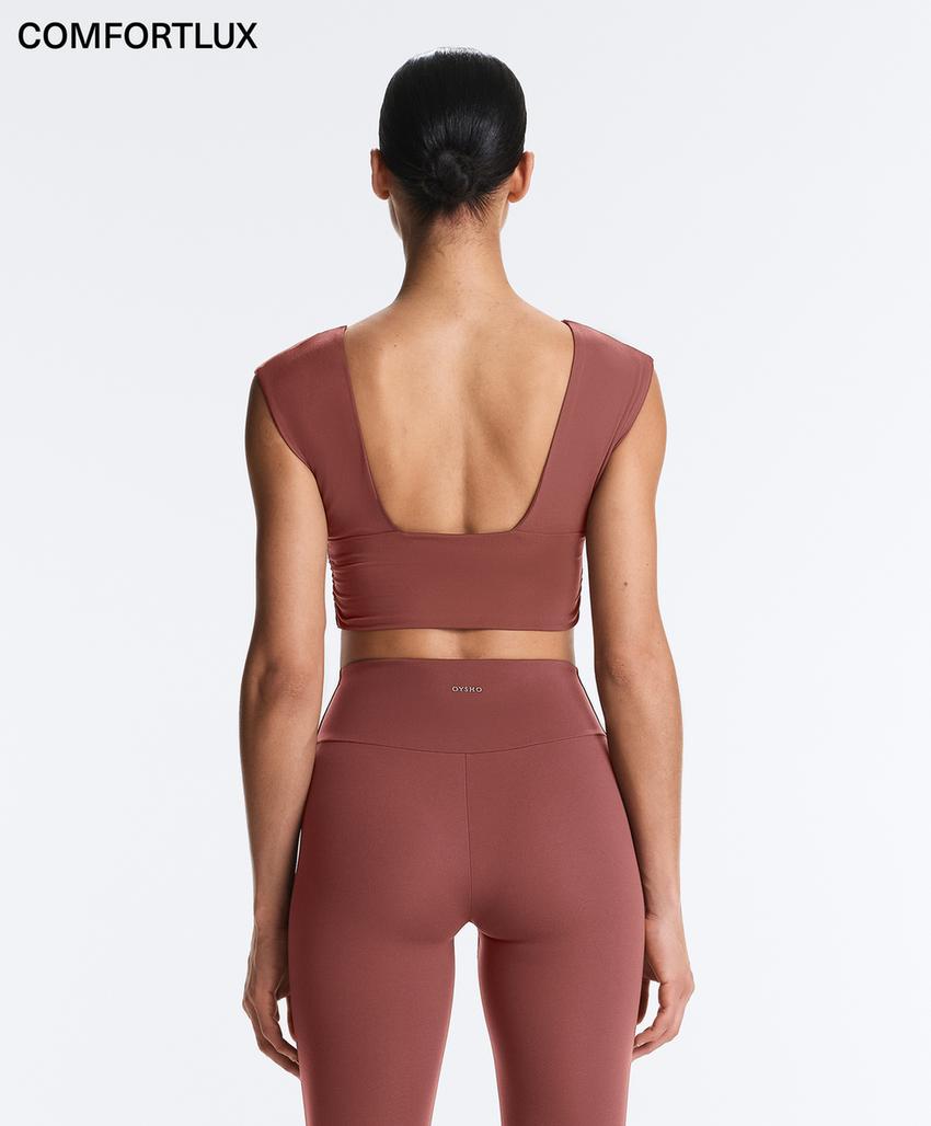 Топ-майка Comfortlux с перекрестными деталями