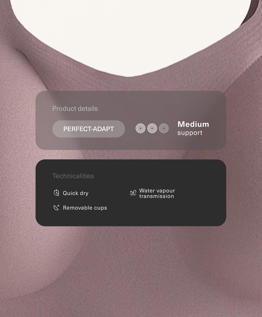 Спортивный бюстгальтер Perfect Adapt со средней степенью поддержки
