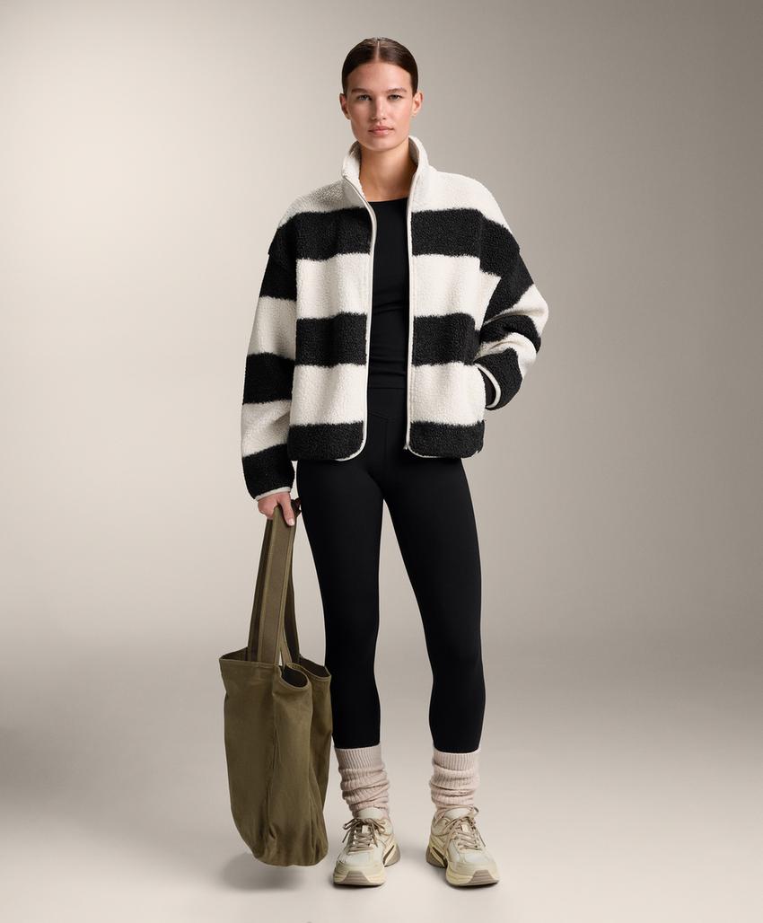 Футболка Rib с вырезом-лодочкой из смесового модала