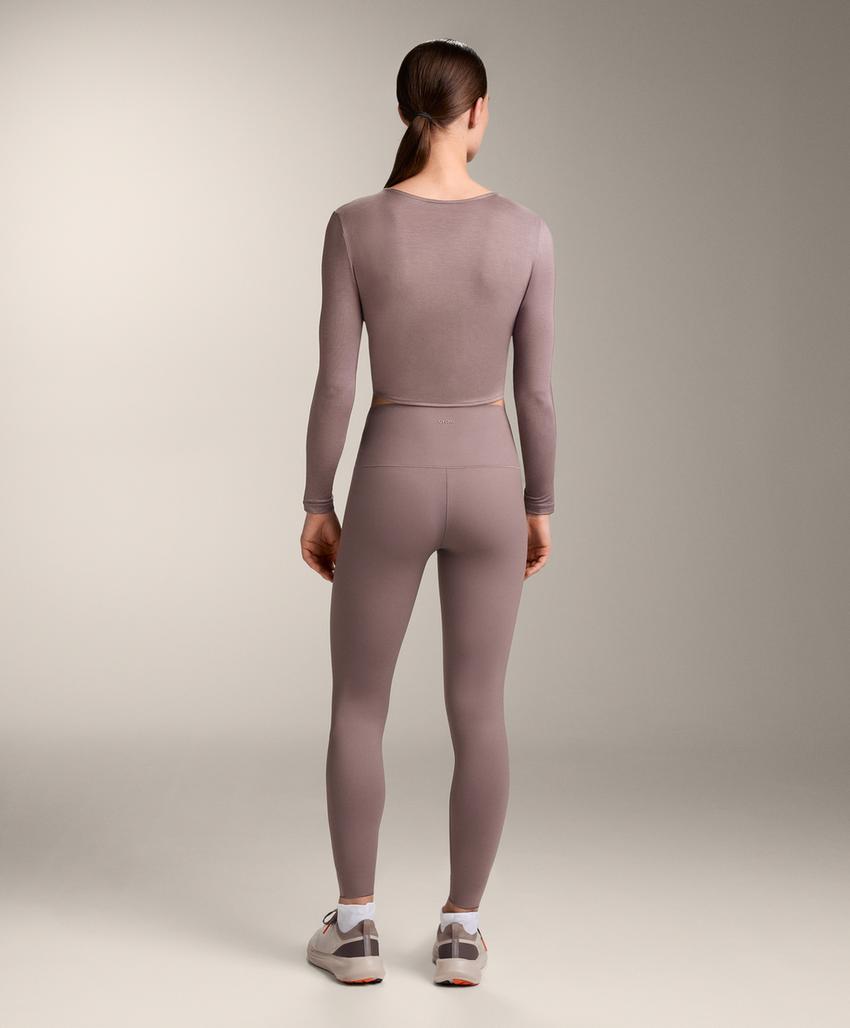 Футболка длиннорукавная многопозиционная с узелком из лиоцеллового смеси l30412163