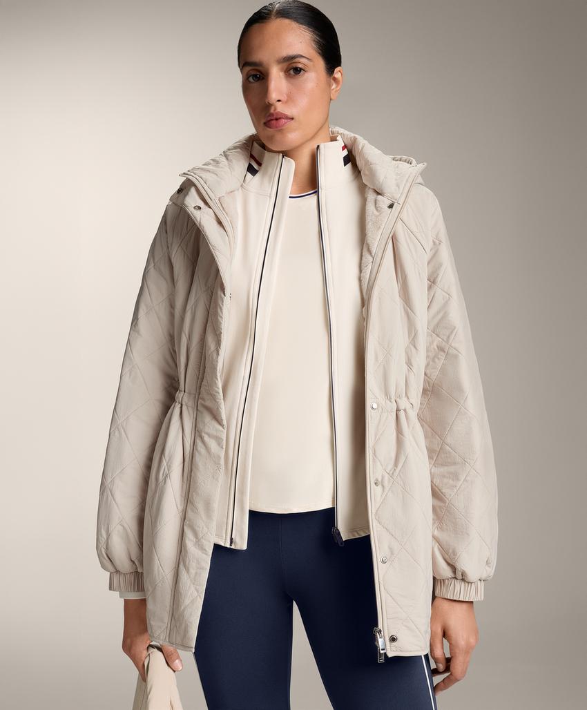 Футболка с длинным рукавом техническая с контрастной отделкой l30424969