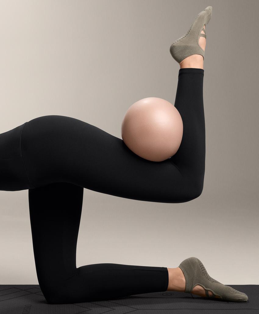 2 пары носков из смесового хлопка с резинками для йоги и пилатеса