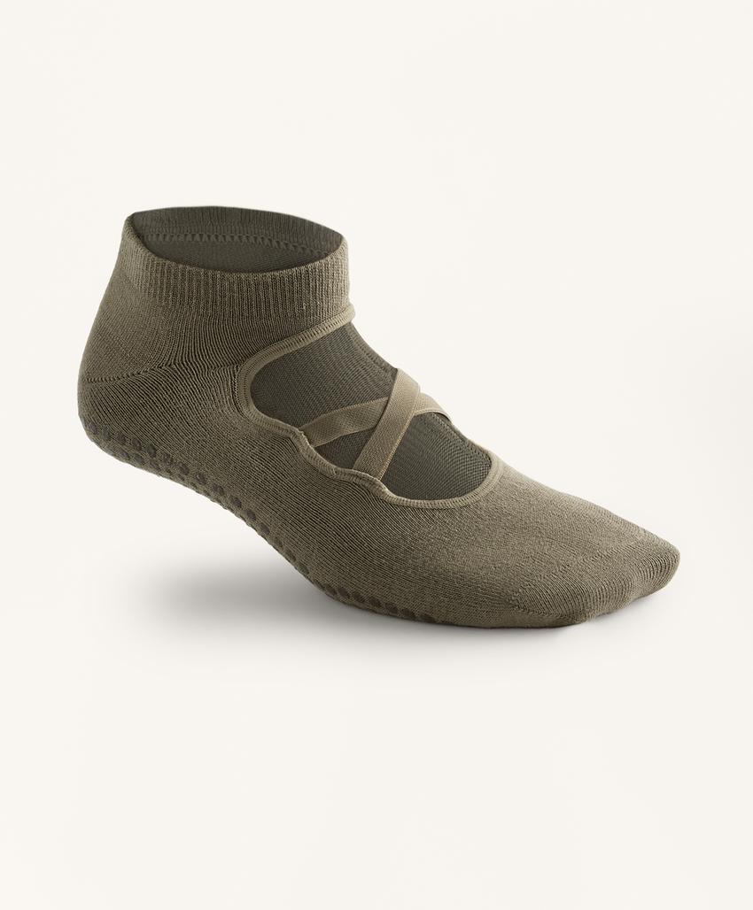 2 пары носков из смесового хлопка с резинками для йоги и пилатеса