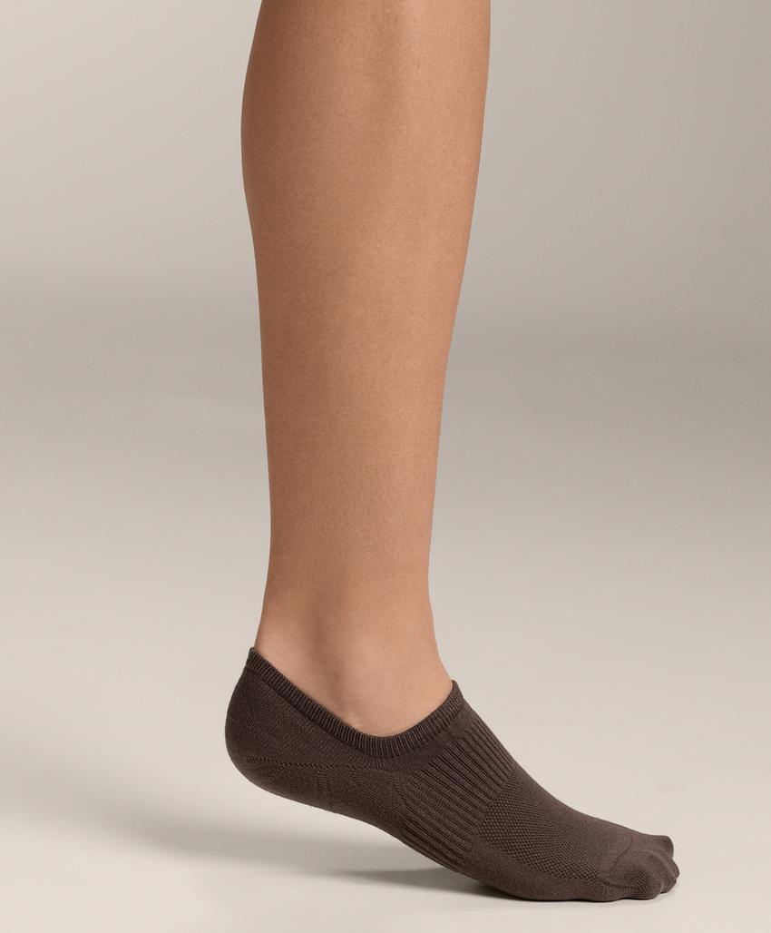 3 пары носков-следков из смесового хлопка с высоким вырезом