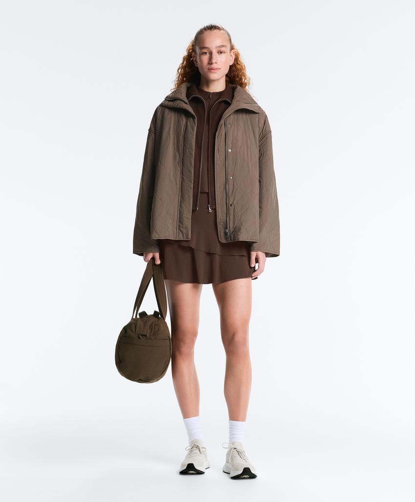 Короткая юбка с оборками