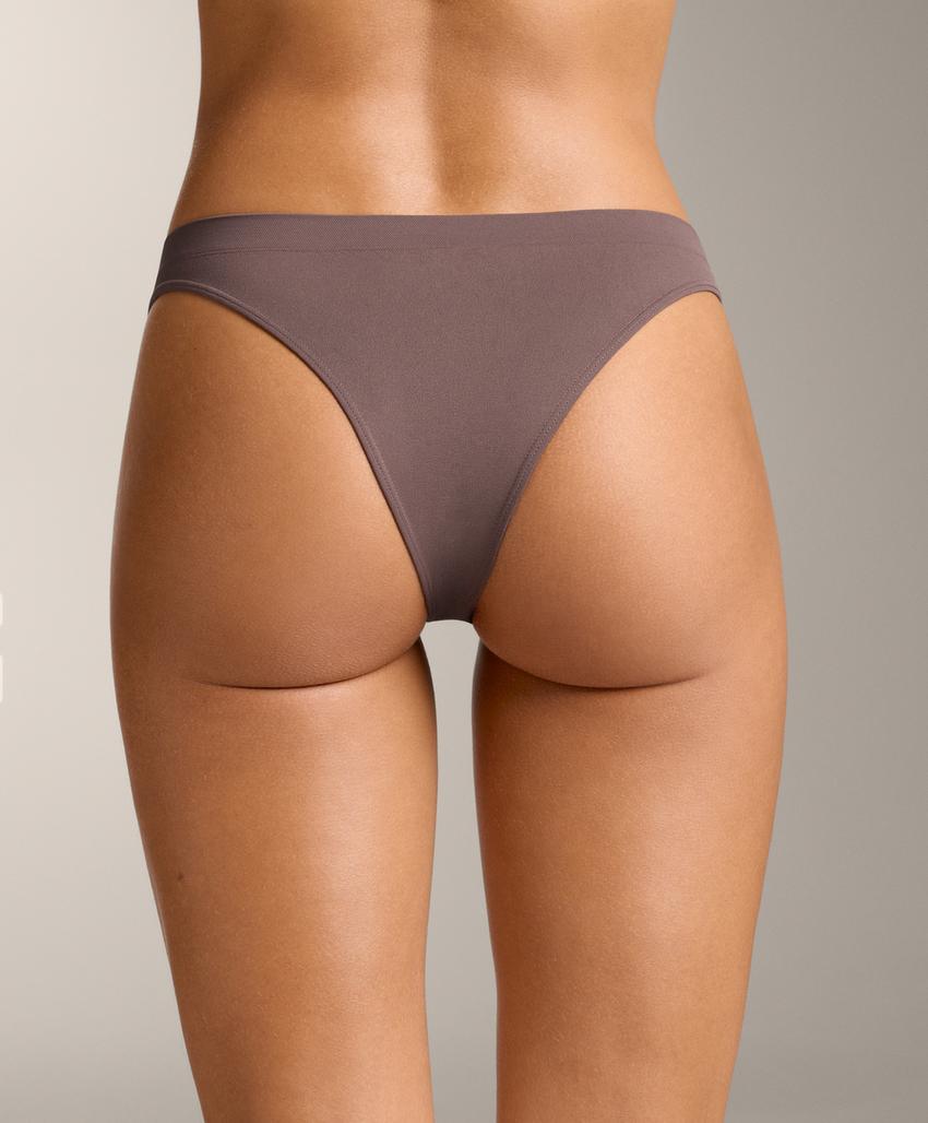 5 бесшовных трусов бразильяно Seamless из мягкой ткани