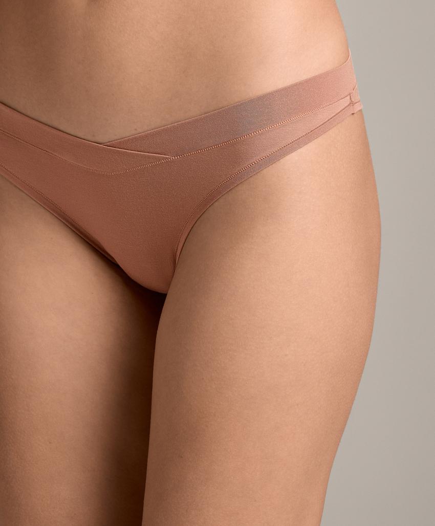 3 классических трусов из смесового модала с V-образным вырезом