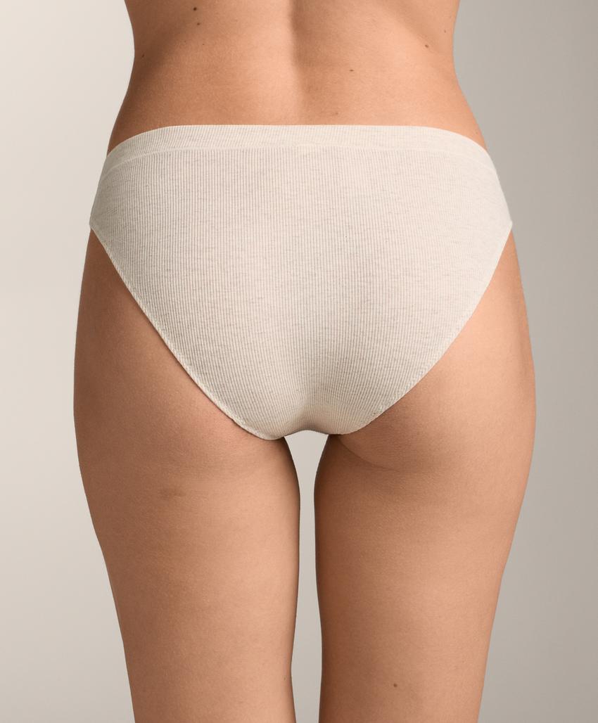 3 классических трусов в рубчик из смесового хлопка с логотипом