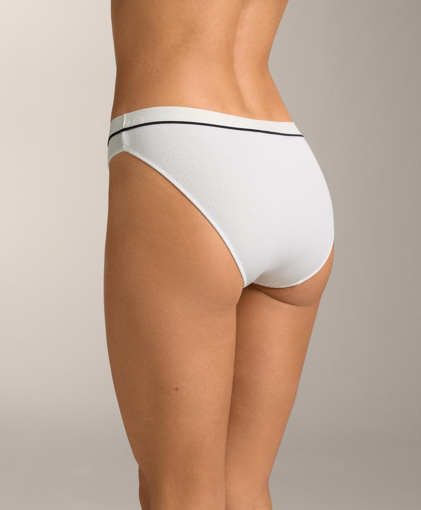 3 классических трусов в рубчик из смесового хлопка