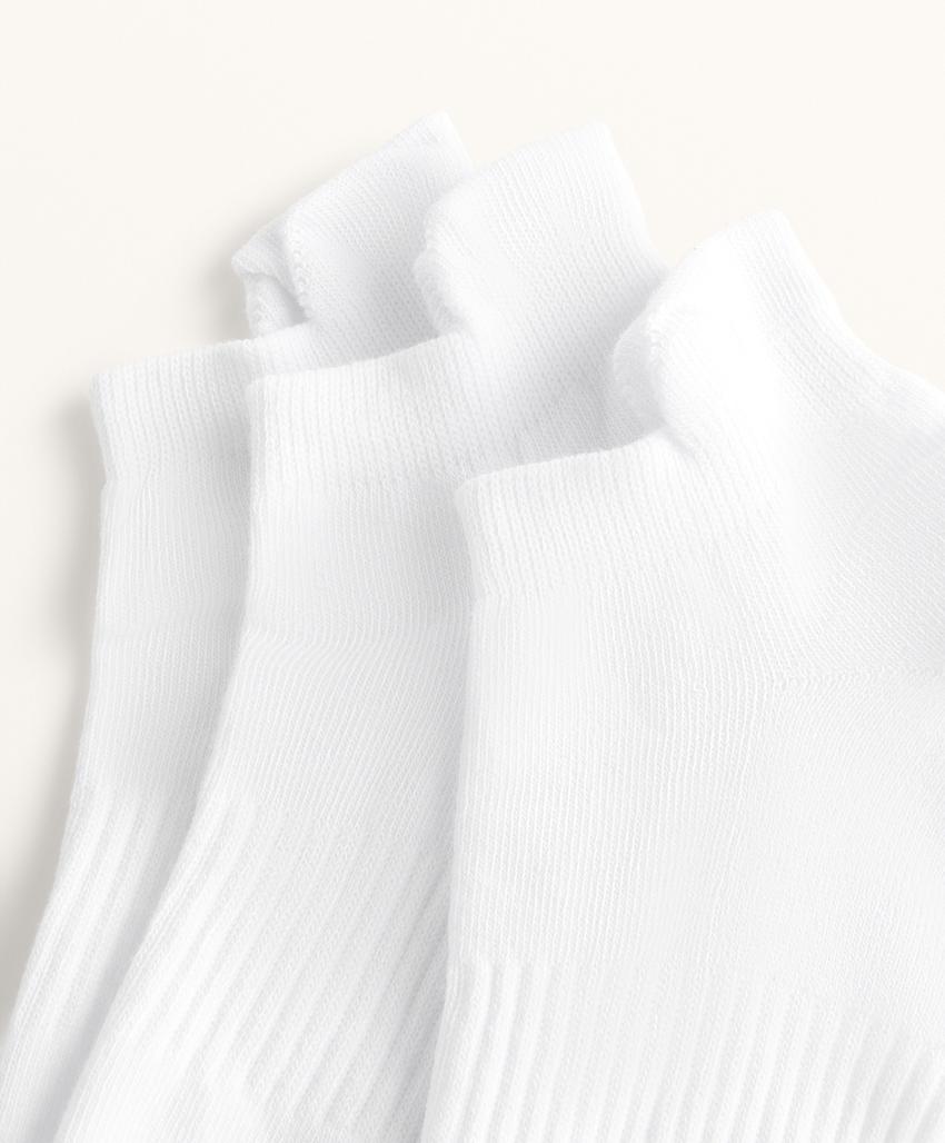 3 пары спортивных носков-сникеров с язычком из смесового хлопка