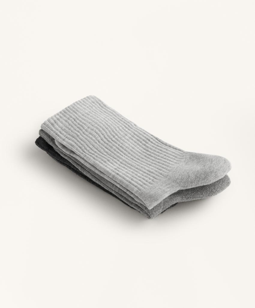 3 пары спортивных классических носков из смесового хлопка