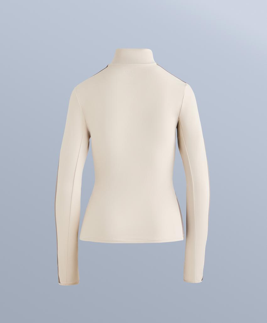 Термофутболка с молнией до середины груди