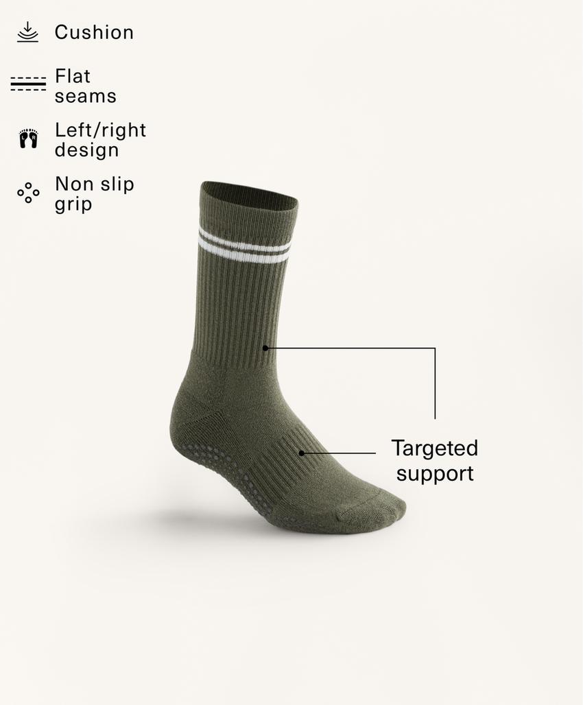 2 пары классических носков из смесового хлопка для йоги и пилатеса