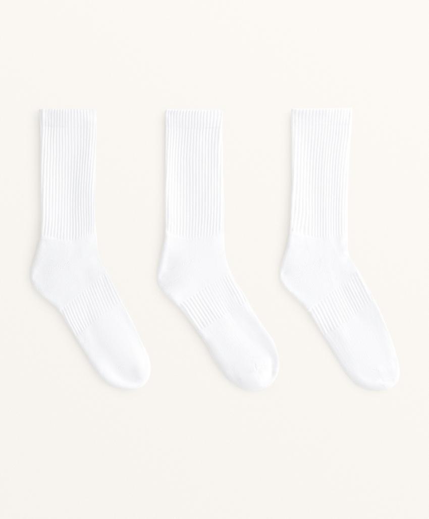 Носки для спорта из классического хлопкового микса, 3 пары