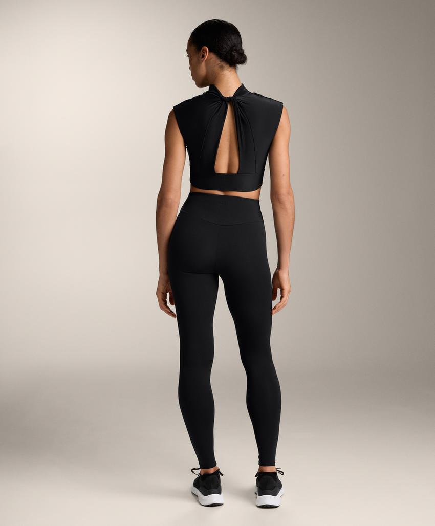 Топ с драпированным комфортным воротником comfortlux