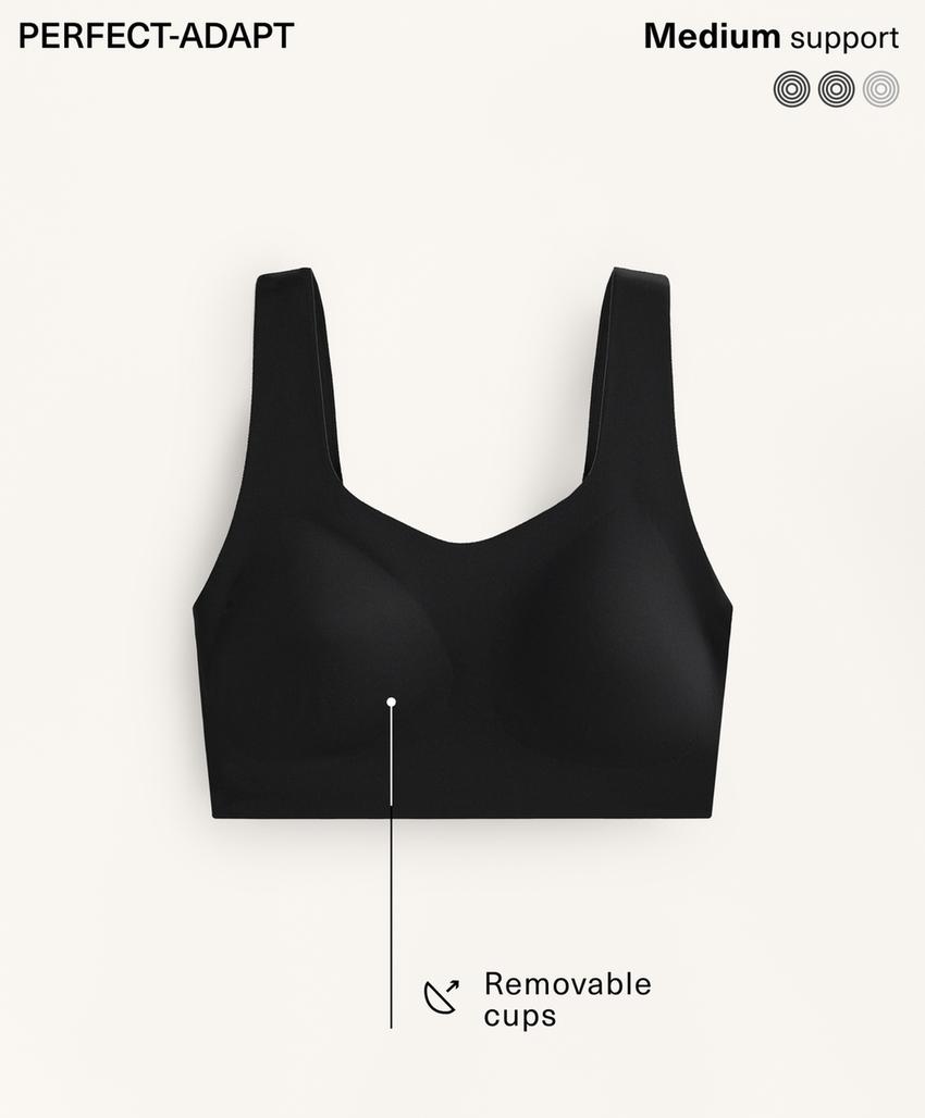 Спортивный бюстгальтер средней поддержки perfect-adapt с чашечками