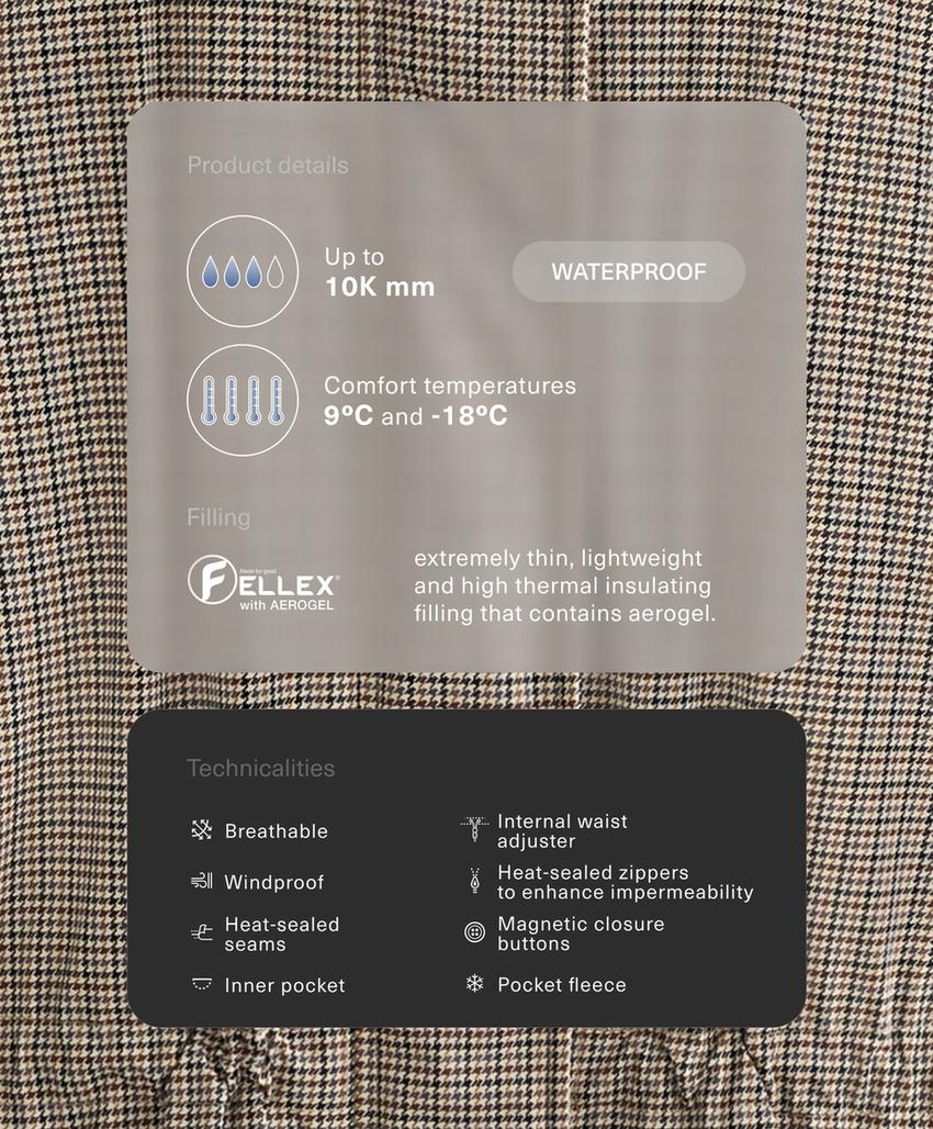 Куртка утепленная 10k FELLEX® AEROGEL